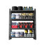 Étagères de garage robustes en métal de 4000 lb et de 69 H x 59 l 23,6 po avec 4 tablettes verticales pour l'entrepôt