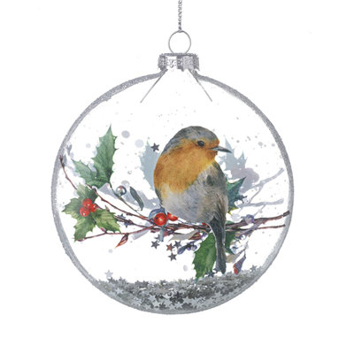 10cm Glass Animals Bauble