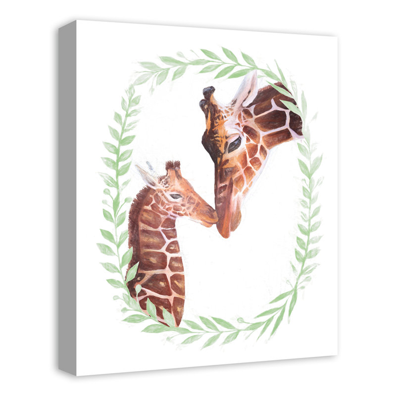 Art sur toile giraffe love Mizpah