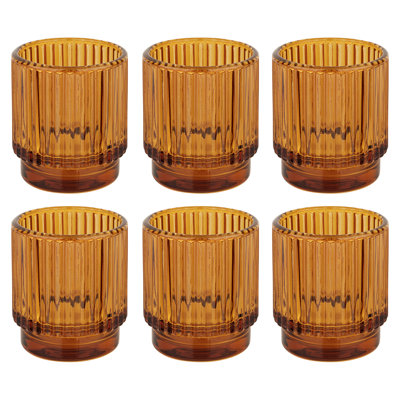 Porte-votive de table en verre