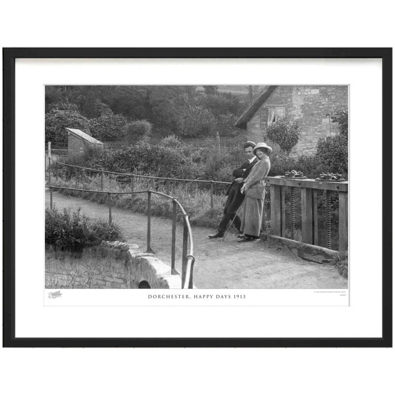 Dorchester, Happy Days 1913 by Francis Frith - Single Picture Frame Print, 45cm H x 60cm W x 2.3cm D