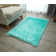 Enrica Soft Fluffy Light Green Area Rug
