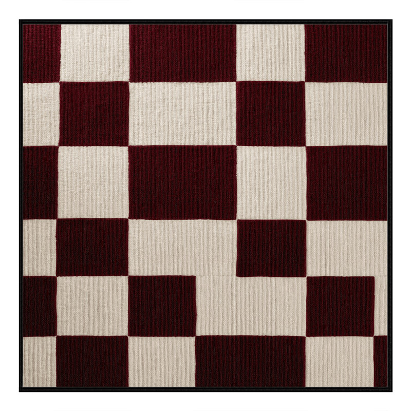 Tapis botanique lavable à la machine, Carré 6 pi