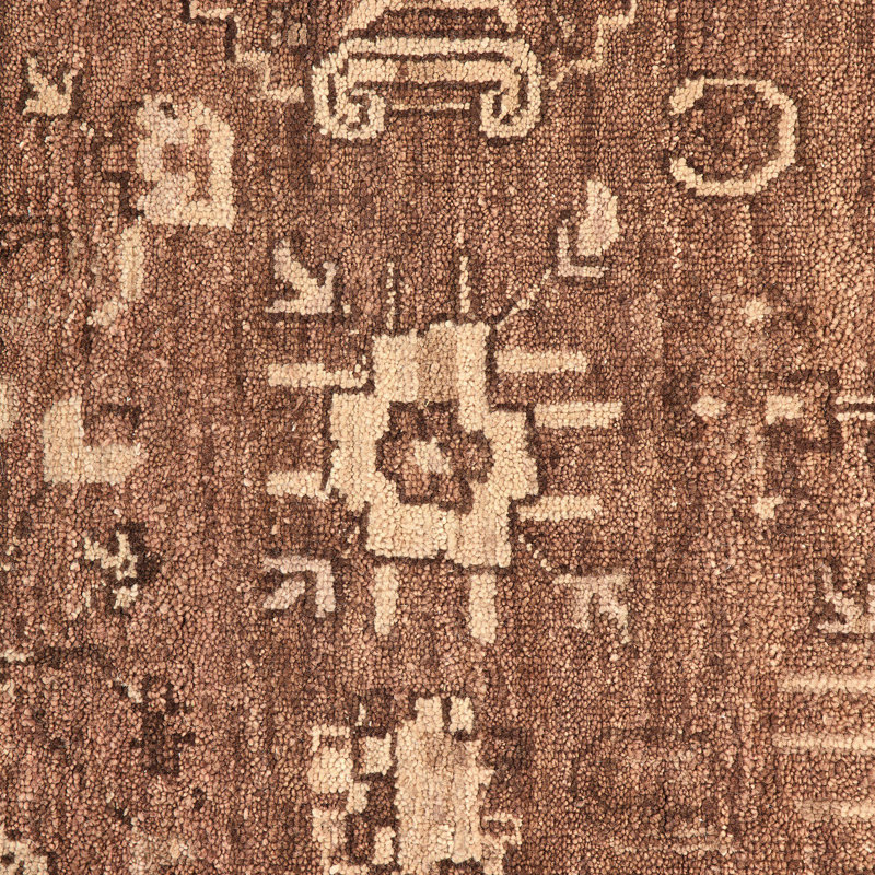 Paolo Hand-Knotted Rug-Paolo Rust-Runner-2.5'x12', Rectangle 8' x 10'