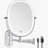 Darianny Modern Metal Oval LED Lighted Magnifying Wall Mounted Vanity Bathroom Makeup Mirror, Chrome-1090195381
