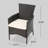 Meissner 6 - Person Acacia Wicker Patio Dining Set with Rectangular Table , Cushions Included