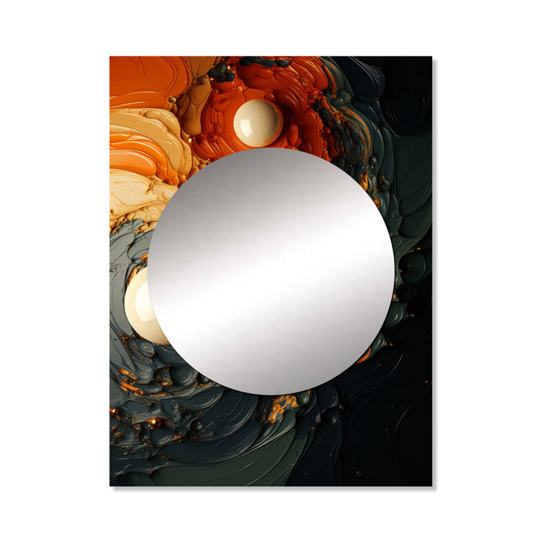 Abstraction liquide noire III - décoration murale abstraite à encre liquide MTMIR137549, 40 po x 30 po