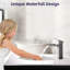 Robinet pour salle de bain nickel brossé-121768003
