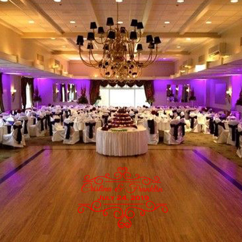 Signe de cadeau de décoration de mariage, H 26 po x l 32,5 po x P 0,01 po, Rouge
