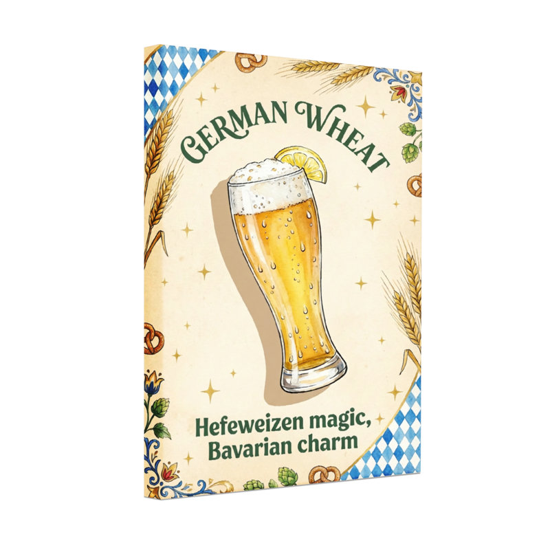 Verre à bière mode allemand avec motif citron et bretzel, H 30 po x l 20 po