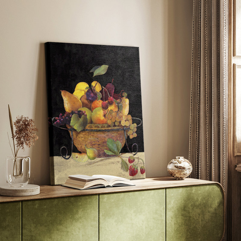 Fruit Basket II Revisit - galerie sur mesure, H 48 po x l 32 po