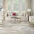 Abstract Machine Woven Area Rug in Cream/Grey-89957680