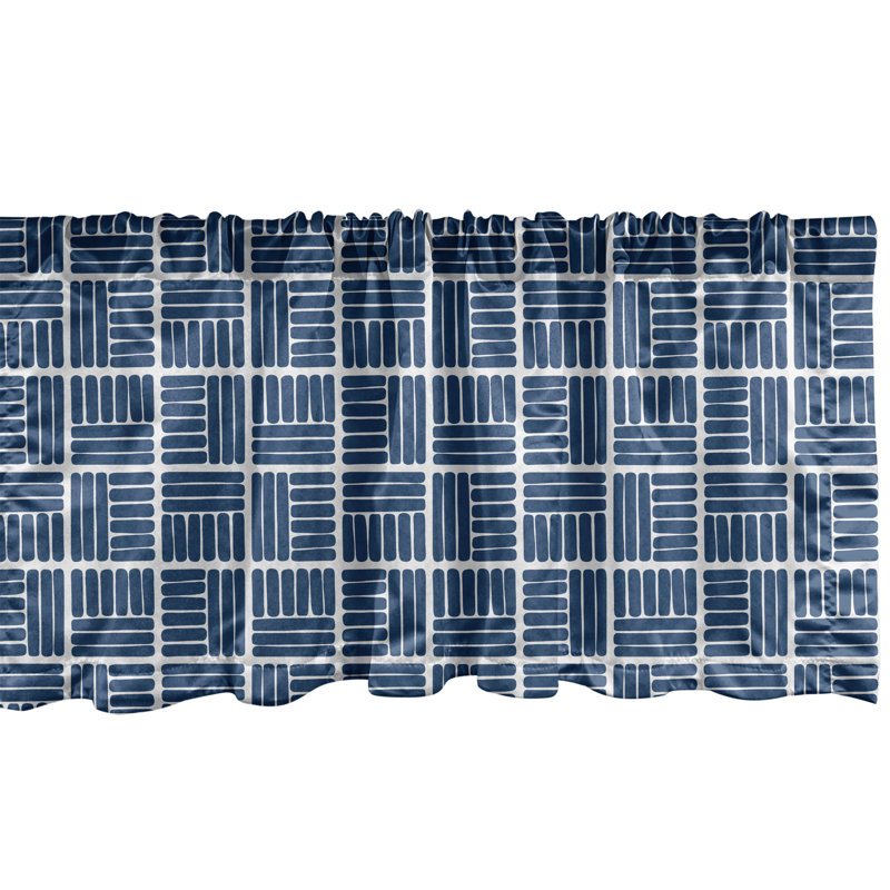 Cantonnière Ambesonne Classics Paquet de 2 Boho, L 54 po x L 12 po