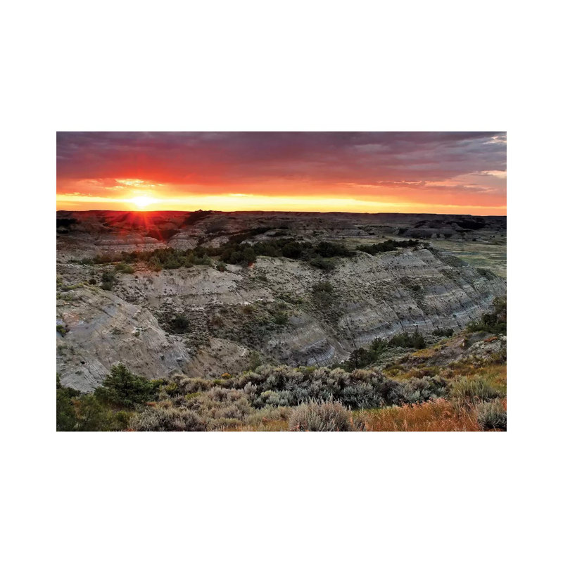 Buck Hill Sunrise by Brian Wolf - Wrapped Canvas Print