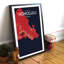 Honolulu City Map - No Frame Print-1526590266