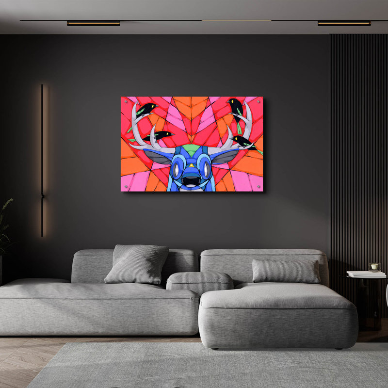 «Providing Safe Harbor» par Ric Stultz, art en verre acrylique, H 24 po x l 36 po x P 0,2 po