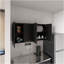 Rectangle Four Swing Doors Wall Cabinet Wenge-2048011121