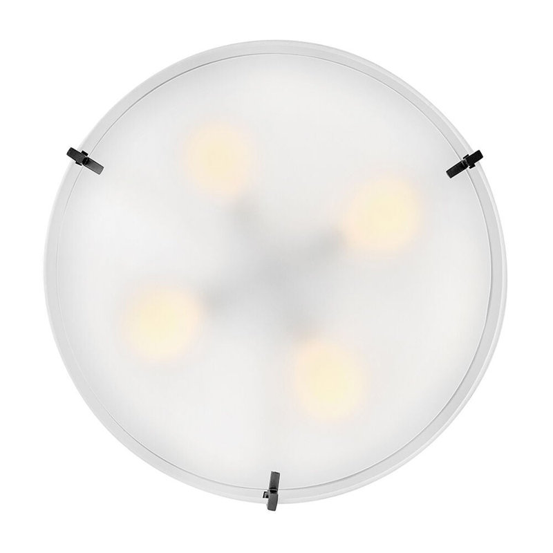 Hinkley Halle Semi Flush Mount, Black