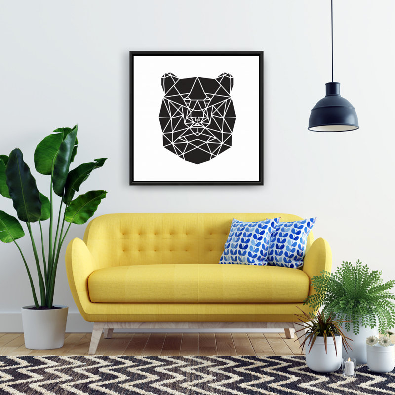 "Tête d'ours géométrique"