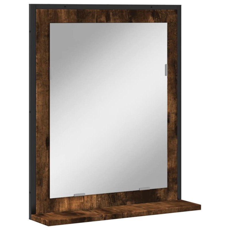 Bathroom Cabinet, Smoked Oak