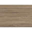 Table d'appoint pour espaces de vie - Stratifié taupe, base en métal noir en métal stratifié, s'adapte élégamment aux espaces