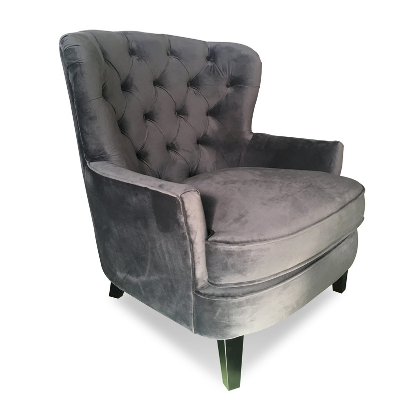 Méridienne large en velours de 37,99 po Monett