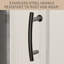Porte de douche pivotante semi-sans cadre avec verre trempé 1/4 "-126047582-109000351