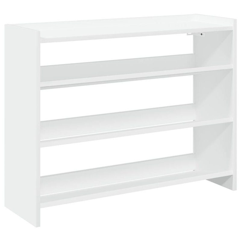 12 Pair Shoe Rack, White