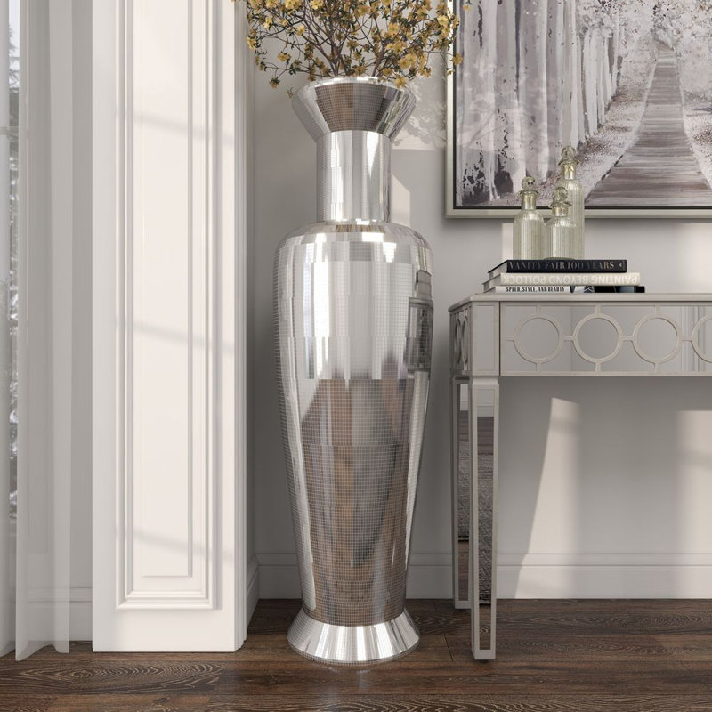 Grand vase décoratif en polystone Anselmo