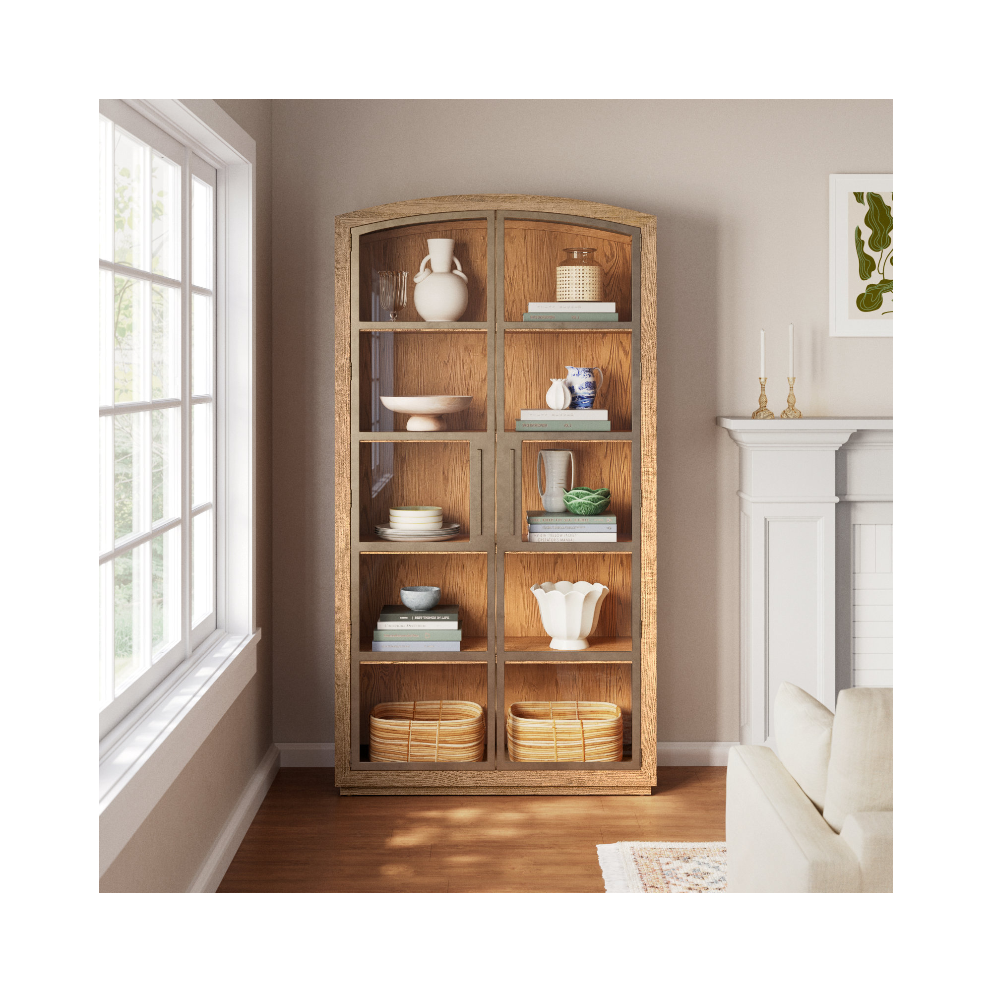 Caterina Dining Cabinet, Skylark