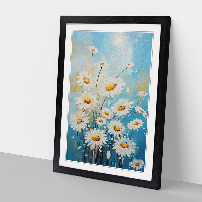 Single Picture Frame Print on Wood, Black Framed, 34cm H x 25cm W
