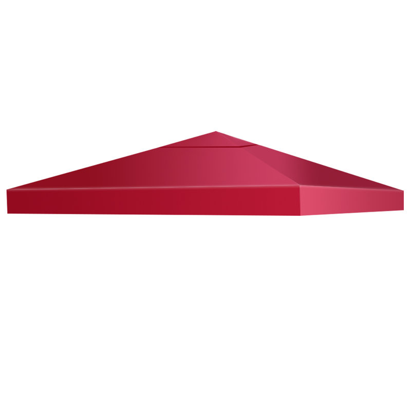 Briege 3 x 3m Fabric Canopy, Red