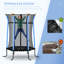 Freeport Park 151896.47cm Hexagon with Safety Enclosure Kid / Toddler Trampoline-1245977889