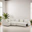 Canapé-lit modulaire en forme de U 117,02 "avec lit escamotable pour le salon-1470843564