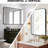 30x40 Inch Black Metal Framed Rectangular Bathroom Mirror for Wall, Durable and Easy to Install-1436865139-1436865136