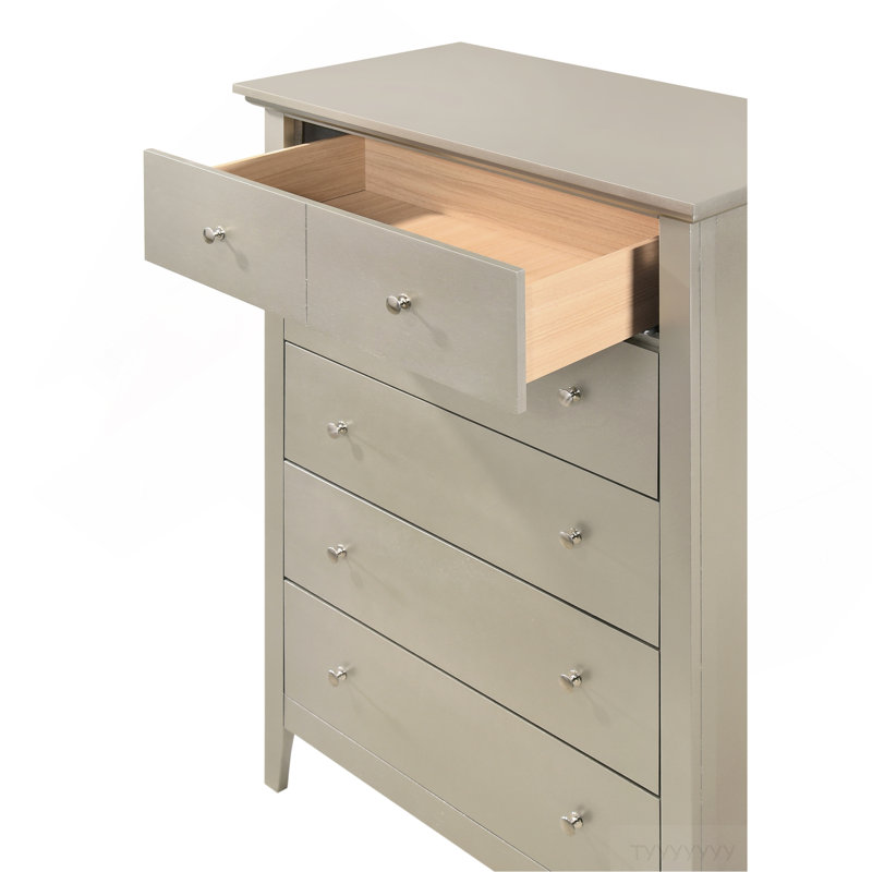 Coffre Glond Furniture Hammond, champagne argenté, Champagne