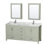 Sheffield 72" Double Bathroom Vanity Set with Mirror