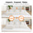 Boneless 3 Seater L-shaped Chenille Boneless Modular Sectional Sofa with Ottoman-186147989