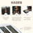 Haden 1.7L Electric Kettle and 2 Slice Wide Slot Toaster Kitchen Appliance Set
