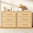 23.5" Curved 3-Drawer Nightstand Set of 2