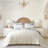 Scallop Edge 100% Cotton Quilt Set-116732106-116732107