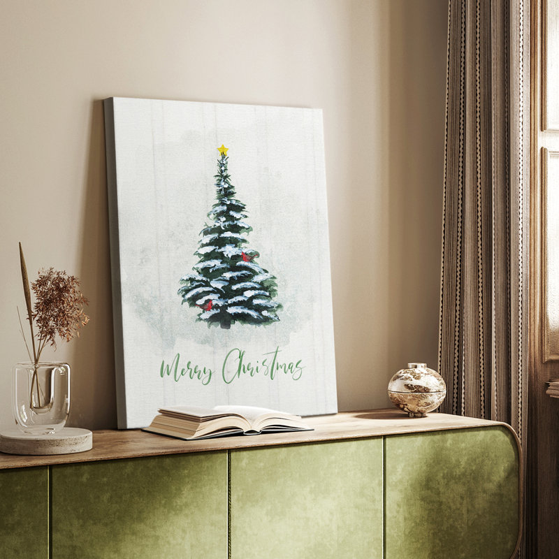 Hiver pin Noël - galerie Cavas sur mesure, H 18 po x l 12 po