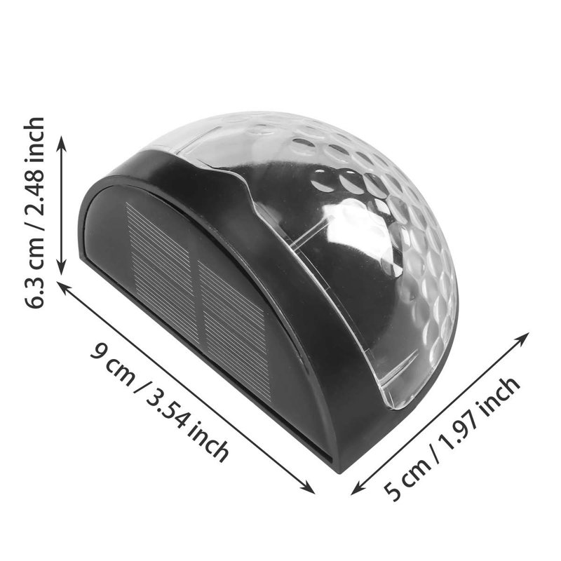 Solar Powered Integrated LED Deck Light Pack, Warm White