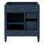 Meuble-lavabo de salle de bain de 30 po sans lavabo supérieur, armoire de rangement moderne avec 2 tiroirs et un tiroir rabattable (BASSIN INCLUS)-2026041326