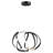 1 - Light Black LED Unique/Statement Pendant