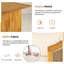 MIMO 7 -Piece Solid Wood Outdoor Dining Set