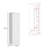Storage Cabinet Manika, One Door And Shelves, White Finish
