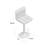 Billie-J Swivel Upholstered Faux Leather Adjustable Height Counter Stool with Steel Frame-15332070