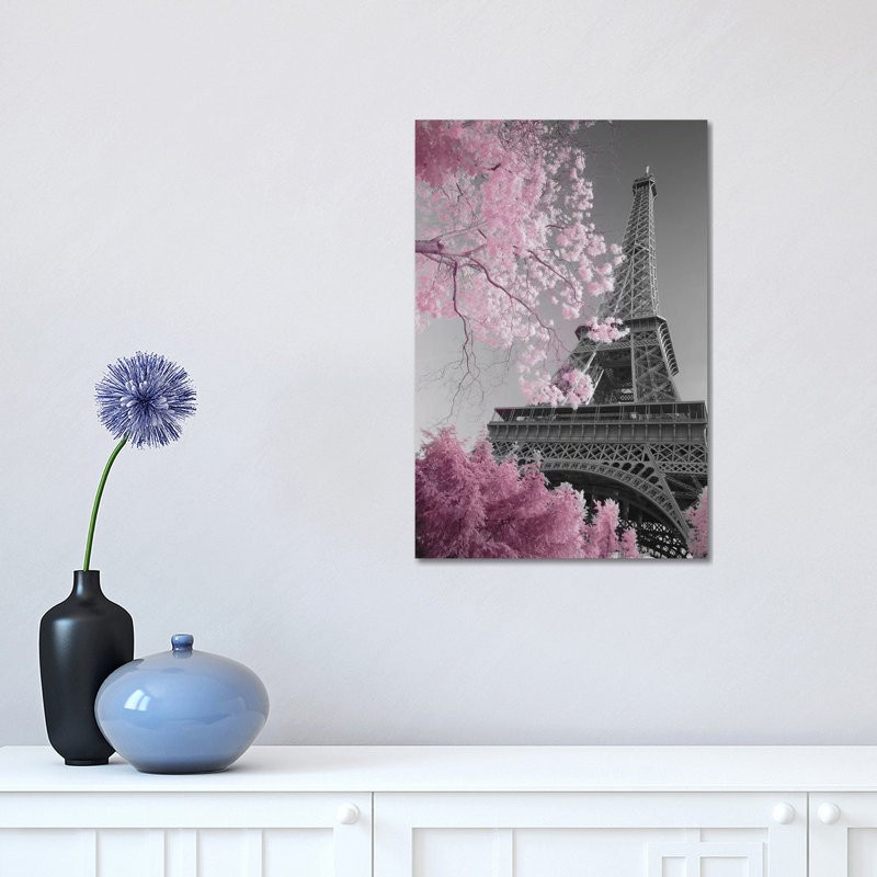 Paris Eiffel Tower XIII by David Clapp - Print on Canvas, 66.04 cm H x 45.72 cm W x 1.91 cm D, No Frame