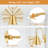 Cordless Rechargeable Battery Operated Swing Armed Wall Sconce With Remote Control Set Of 2 Gold-523988007